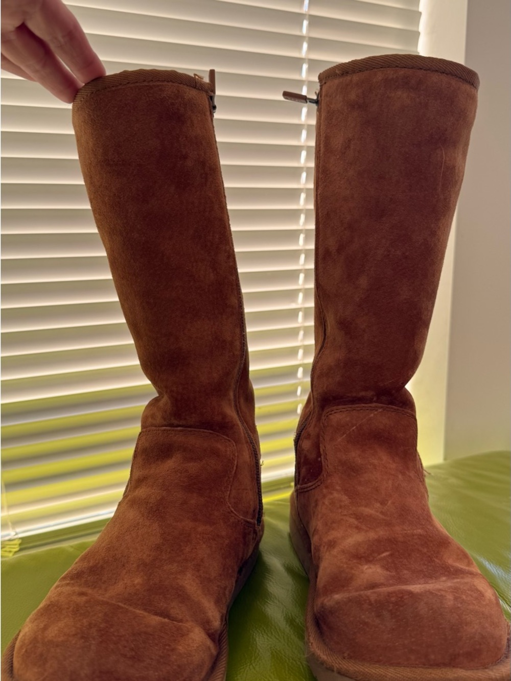 UGG Sheepskin Tall Zip Boot
